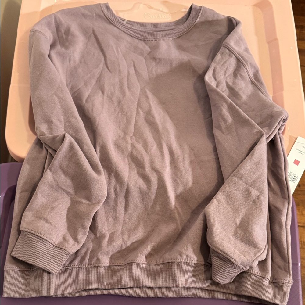 Just Be Taupe Crewneck Sweatshirt